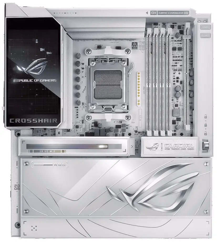 Montaje Placa Base ASUS ROG CROSSHAIR X870E GLACIAL Torrelodones Torrelodones PC - Montaje Placa Base ASUS ROG CROSSHAIR X870E GLACIAL Torrelodones