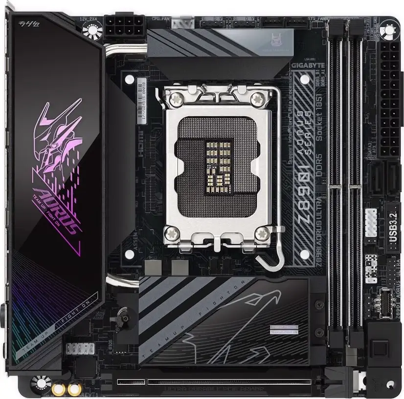 Montaje Placas Base Gigabyte Z890I AORUS ULTRA Gaming PC Torrelodones Montaje Placa Base Gigabyte Z890I AORUS ULTRA Gaming PC Torrelodones